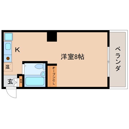 静岡駅 徒歩13分 4階の物件間取画像